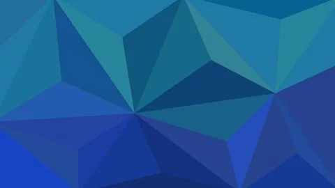 Deep Blue Polygon Abstract Background Illustrazione stock
