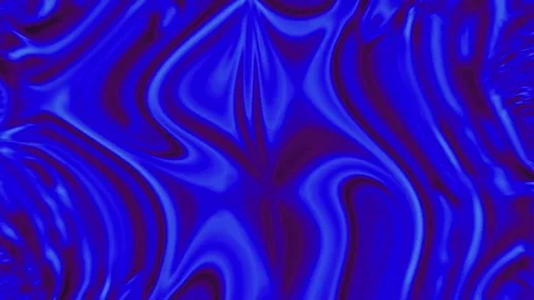 Deep blue ripples flow with hypnotic energy Video stock 345434589