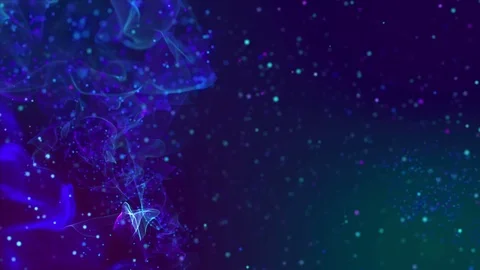 Deep Blue Rotating Smoke on Black Background -  Abstract  Video Footage Stock Footage 70896024