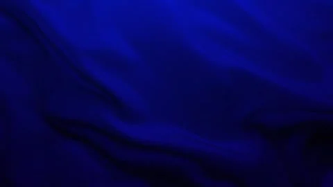 Deep blue satin fabric waves motion background with soft shadows, cinematic sea 库存影片 339542889