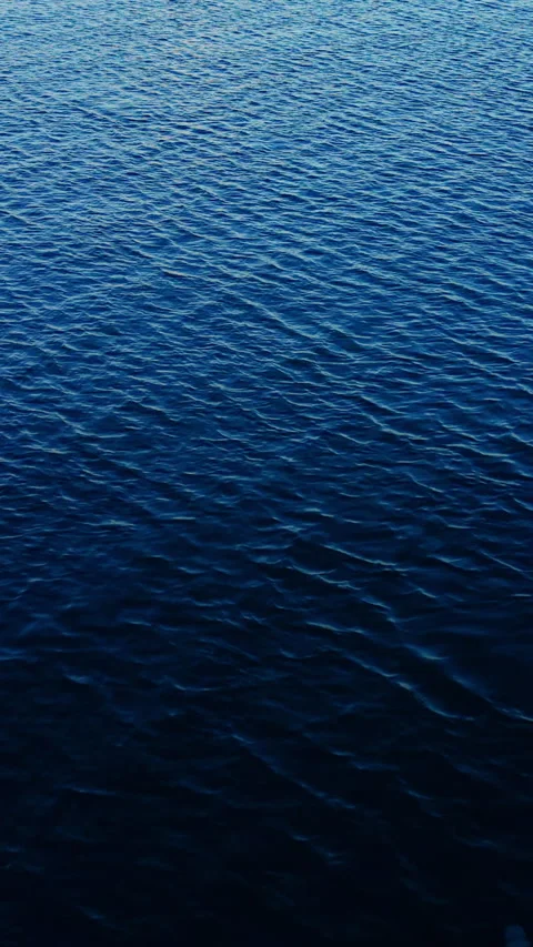 Deep blue sea surface texture, Bulgaria Vertical video. Stock Footage 342930681