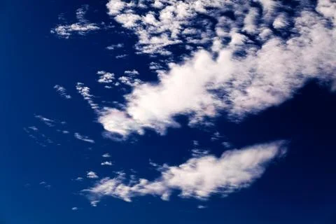 Deep blue sky Stock Photos