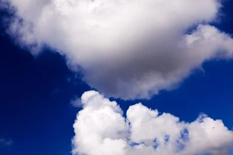 Deep blue sky Stock Photos