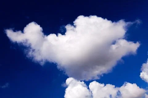Deep blue sky Stock Photos