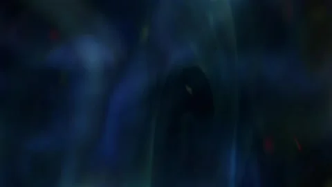 Deep Blue Smoky Aura Abstract Background Overlay Loop Stock Footage 343110264