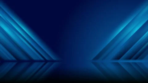 Deep blue smooth glowing stripes tech abstract motion background Stockbeeldmateriaal 113742066