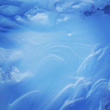 Deep Blue Snow Patch Stock Photos