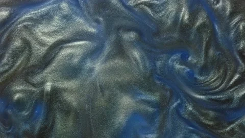 Deep blue space cloud shine metalic fluid liquid motion wallpaper background Stock Footage 147937771