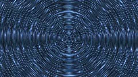 Deep blue spirals radiate from a central point Stock Illustration