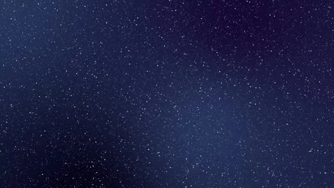 Deep Blue Starry Night Sky Background Loop Stock Footage 318333960