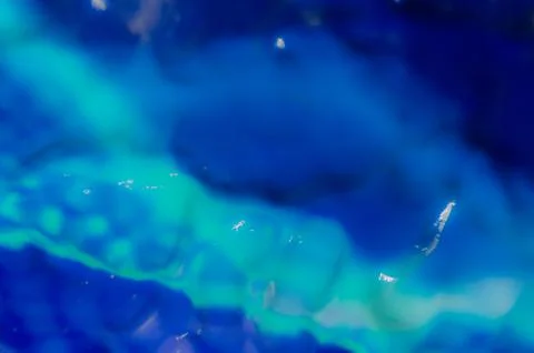 Deep Blue Teal Gradient Blur Texture Background: Fluid, Soft Focus, Organic.. Stock Photos
