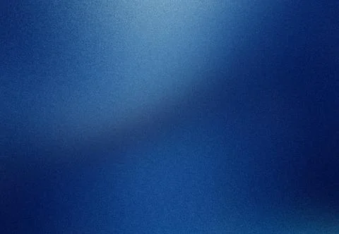 Deep blue textured gradient with a soft curved wave and subtle grain, evoki.. Stock Illustration