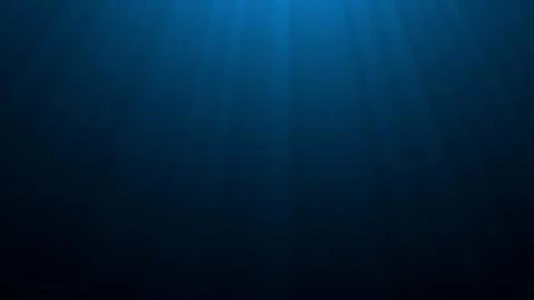 Deep blue undersea with sunlight ray through over surface ripple wave backg.. Stock Illustration