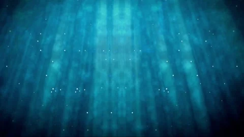 Deep blue underwater light rays floating particles 스톡 동영상 343953454