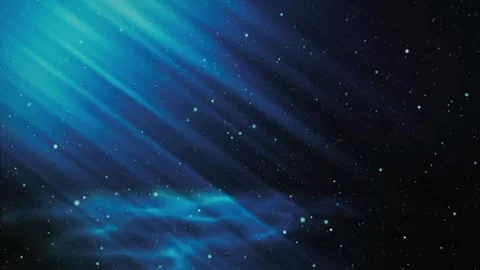 Deep blue underwater light rays with particles floating cinematic loop. Stock Footage 344000576