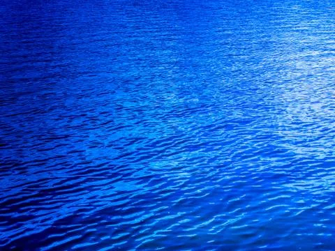 Deep blue water Stock Photos