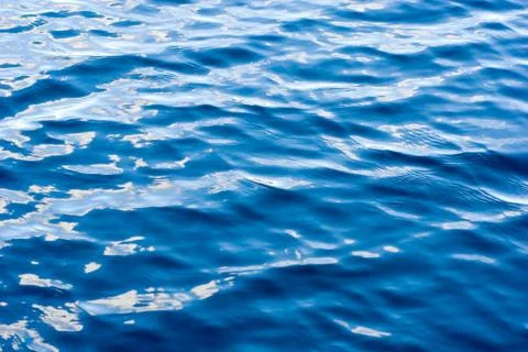 Deep blue water texture Stock Photos