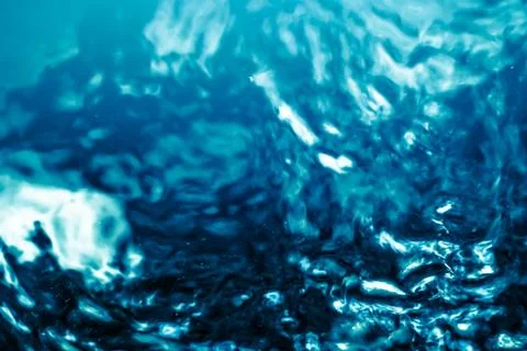 Deep blue waters Foto stock