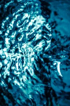 Deep blue waters Foto stock