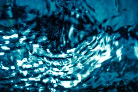 Deep blue waters Foto stock