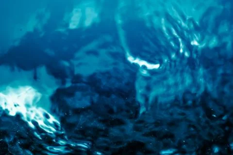 Deep blue waters Foto stock