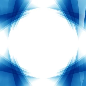 Deep blue wave frame Illustrazione stock