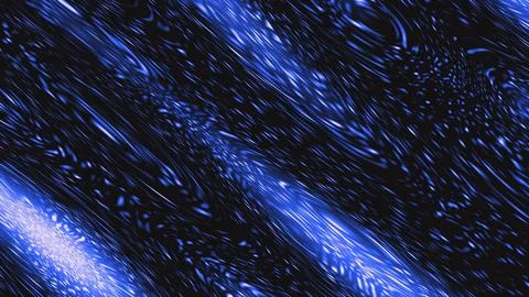 Deep blue waves ripple across dark, swirling ocean floor Stock Illustration