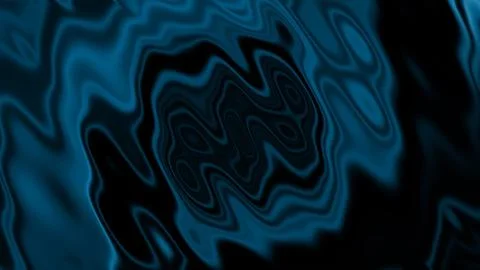 Deep blue waves ripple against dark void Ilustração Stock