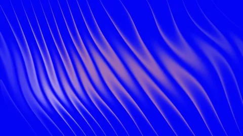 Deep blue wavy line texture background, smooth flowing abstract seamless loop f Stock-Footage 339263958
