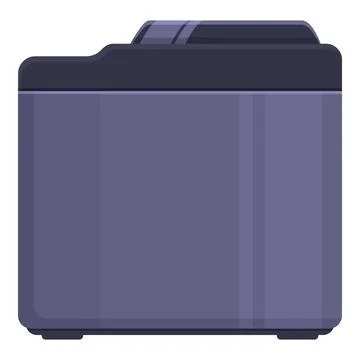 Deep breadmaker icon cartoon . Bread machine Stock Illustration