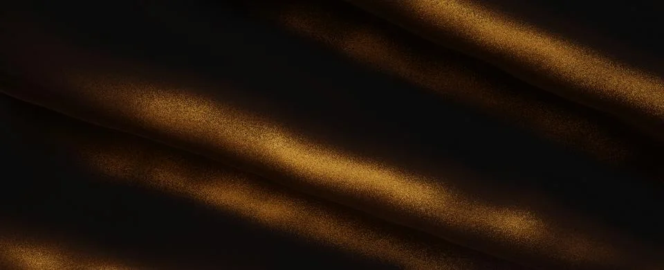 Deep Brown Golden Bronze Abstract Geometric Texture Elegant Rippling Folds .. Stock Illustration