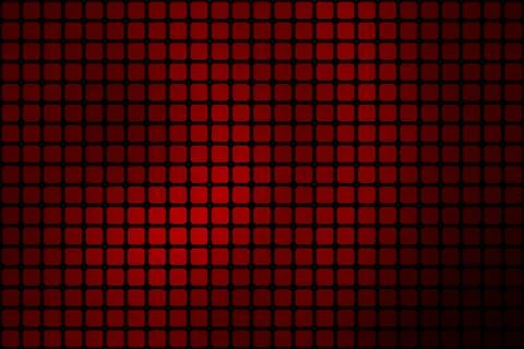 Deep burgundy red abstract rounded mosaic background over black イラスト素材