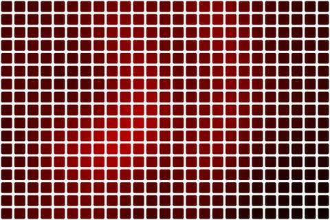Deep burgundy red abstract rounded mosaic background over white 스톡 일러스트