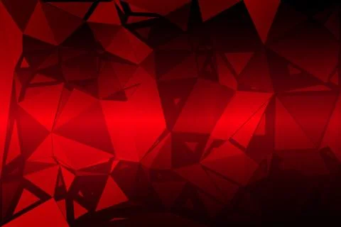 Deep burgundy red random sizes low poly background Stock Illustration