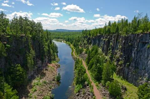 Deep canyon Stock Photos