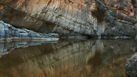 Deep Canyons Split By The Rio Grande Riv... | Stock Video | Pond5