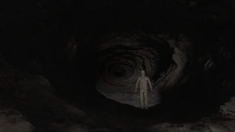 Deep Cave Stock Footage 104833614