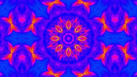 Deep Colors kaleidoscope Stock Footage 154049943