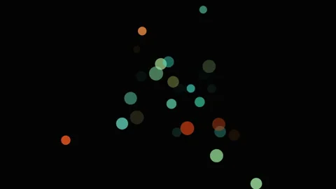 Deep colour bokeh motion abstract background Stock Footage 147525898