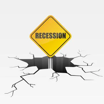 Deep Crack Recession Stock Illustration