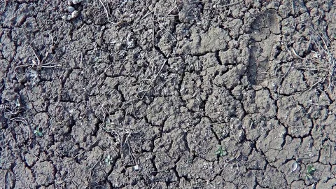 Deep cracks in the earth Stock Footage 74407221