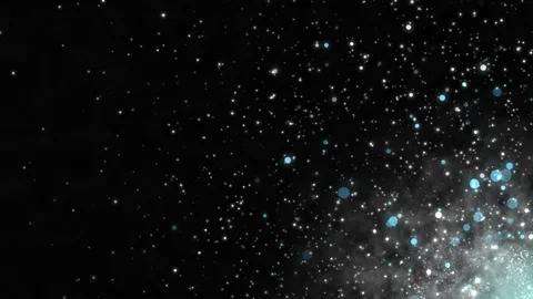 Deep Dark Bubbles and Particles Background Loopable Stock Footage 113071463