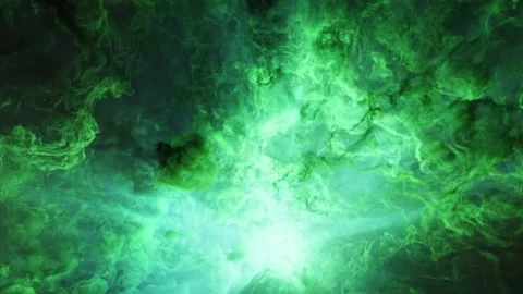 Deep dark depths of the swamp with floating thick green algae time lapse Stock Footage