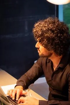 Deep in Development, Software Engineer at Work Stock Photos