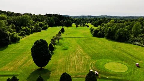 Deep Down Range - Lyndon Golf Course - Syracuse, NY Foto stock