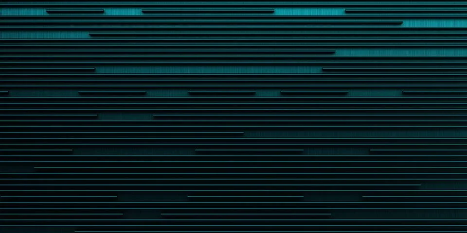 Deep emerald matte horizontal lines Stock Illustration