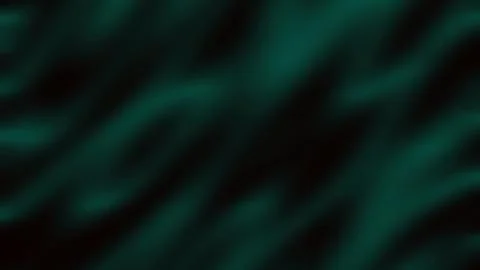 Deep emerald waves ripple softly against a dark void Stock Illustration