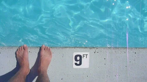 On The Deep End Stock Footage 829462