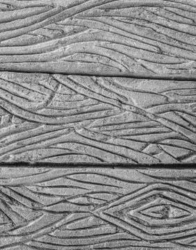 Deep engraved texture on rock pattern background Stock Photos