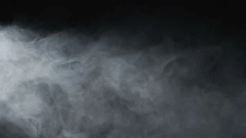 Deep Fog overlay black screen v 4 Stock Footage 155387691